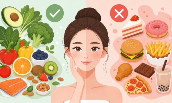 피부에 좋은 음식 5가지 vs 피부 트러블 유발 음식 4가지, 뭘 먹느냐가 피부를 바꿉니다