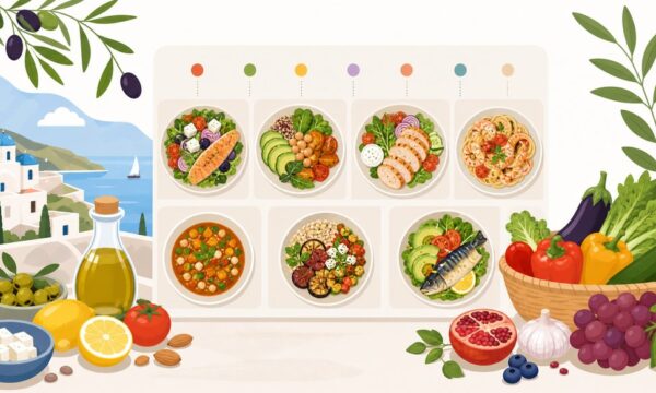 지중해식 식단 일주일 식단표, 한국 식재료로 쉽게 따라하는 7일 플랜