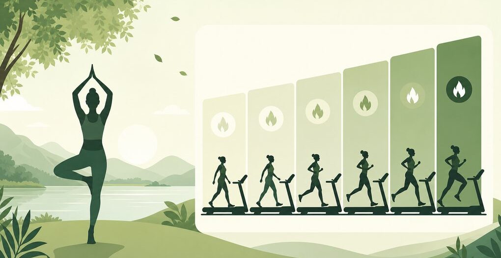 런닝머신 속도별 칼로리 소모량 비교표 – 시속 4km부터 12km까지 한눈에 정리