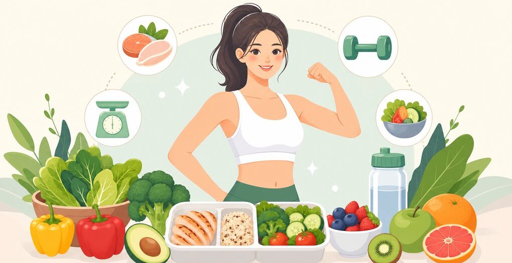 다이어트 중 근손실 막는 식단 구성법 5가지 – 살은 빼고 근육은 지키는 현실적인 방법