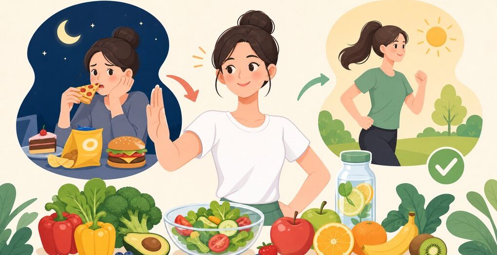 야식 끊는 방법 7가지 – 늦은 밤 식욕, 오늘부터 잡는 실전 팁