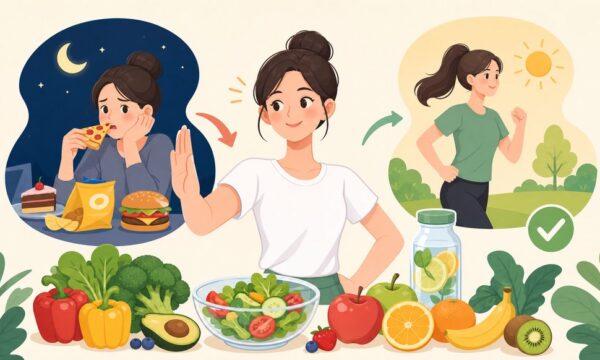 야식 끊는 방법 7가지 – 늦은 밤 식욕, 오늘부터 잡는 실전 팁