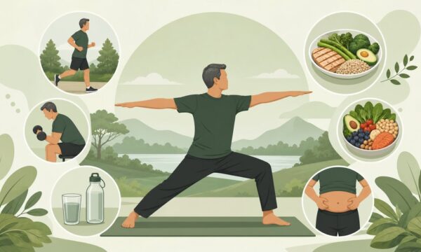중년 남성 내장지방 빼는 운동과 식단 전략 5가지 – 뱃살이 안 빠지는 진짜 이유
