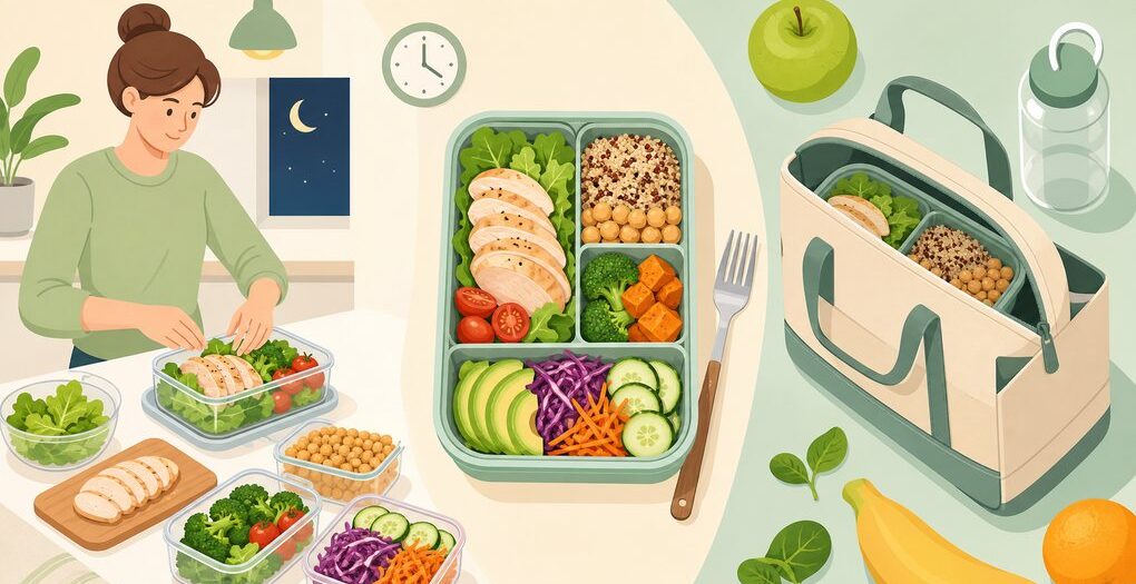 직장인 점심 다이어트 도시락, 전날 밤 15분이면 충분한 준비법 5가지