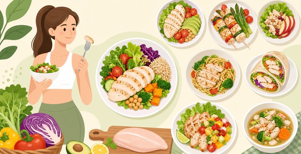 닭가슴살 질리지 않게 먹는 법 – 매일 해먹는 다이어트 레시피 7가지