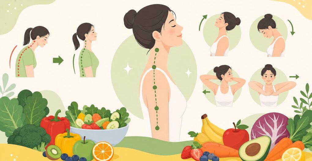 거북목·일자목 자세 교정 운동 5가지 — 하루 10분이면 충분합니다