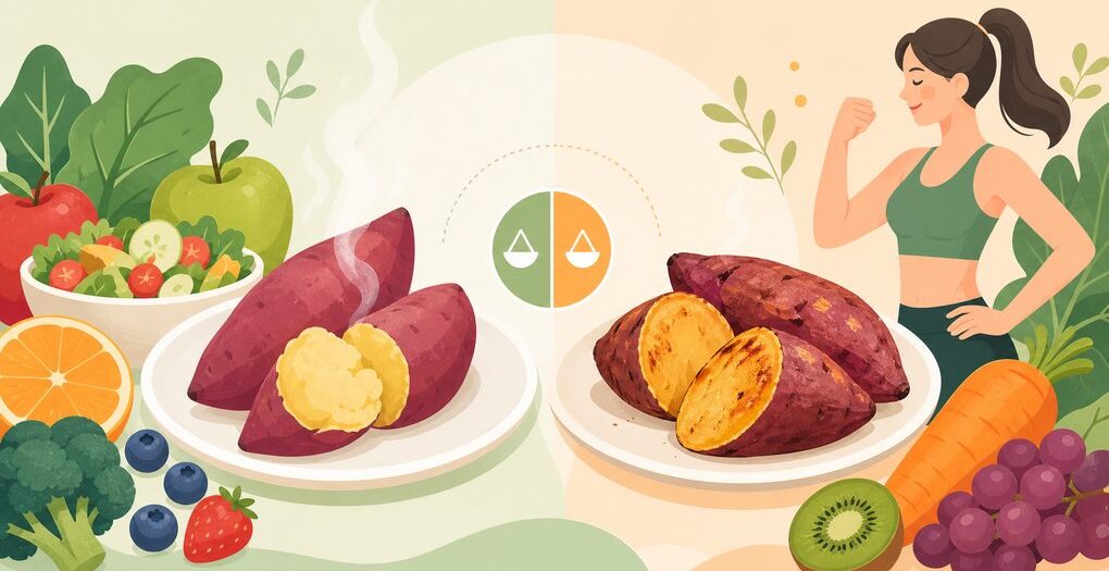 고구마 다이어트 효과, 삶기 vs 굽기 칼로리 차이까지 정리합니다