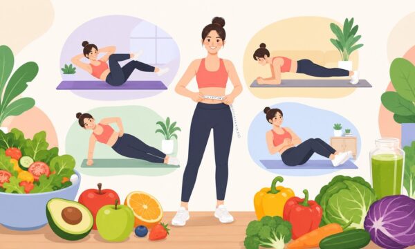 허리둘레 줄이는 홈트레이닝 루틴 5가지 – 장비 없이 집에서 뱃살 빼기